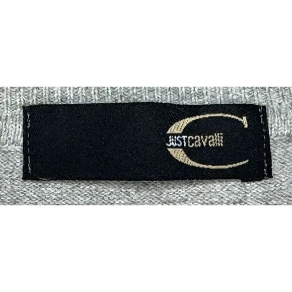 Just Cavalli Rare Mos Def Yasiin Bey‎ 100% Wool Long Sleeve Sweater Size Medium